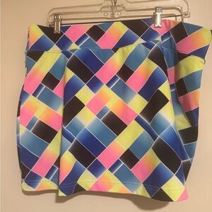 Fila Women's Colorful Geometric Skort - Size XL